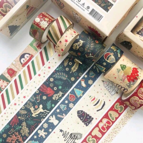 Christmas Washi Tape set of 8