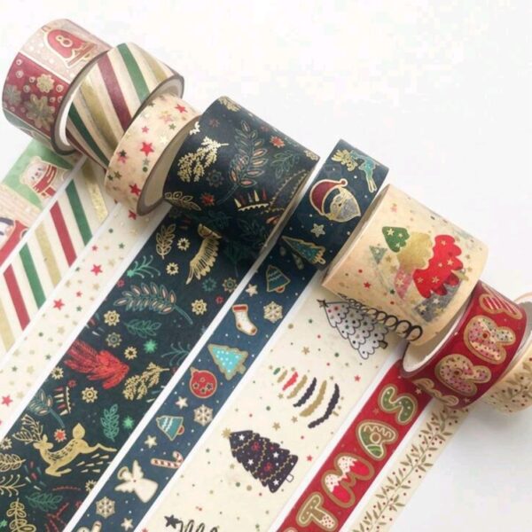 Christmas Washi Tape set of 8 - Image 2